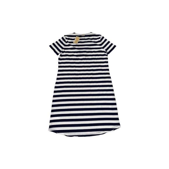 Michael Kors Dress womens small jersey blue white stripe lace up sailor womens - Picture 4 of 4